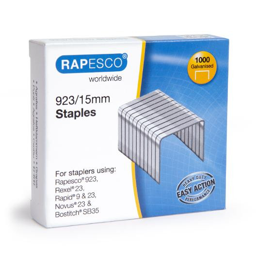 BildeHeftestift Rapesco 923/15 (1000 stk)