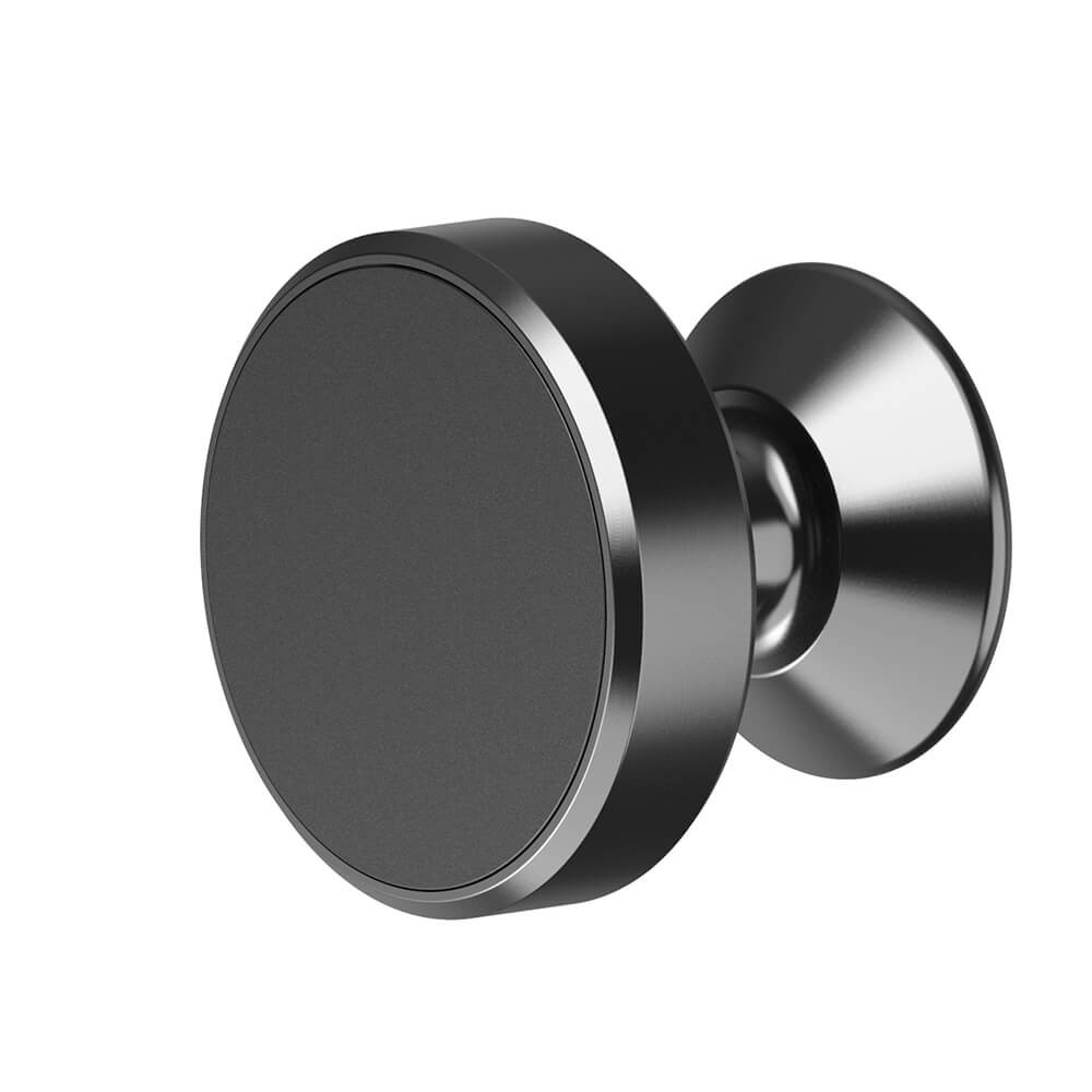 GEAR Mobile Holder Magnetic Black Puck with self-adhesive tape