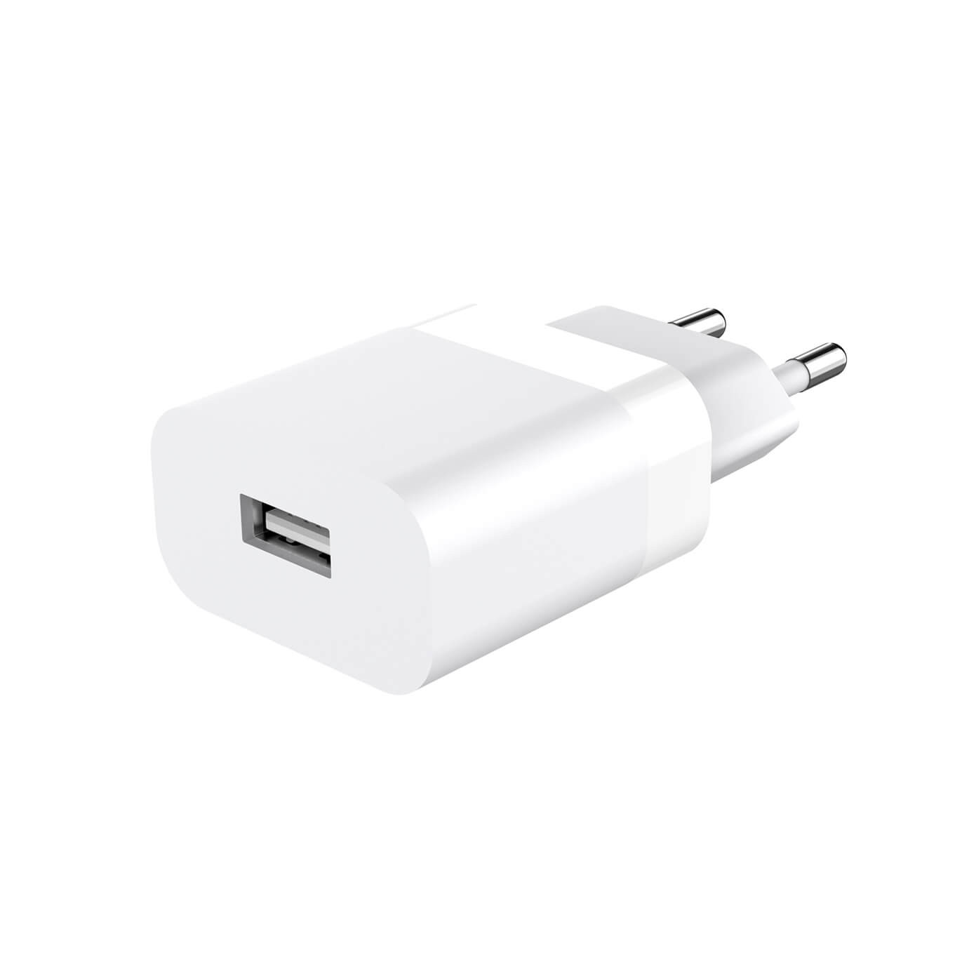 GEAR Lader 220V 1xUSB-A 2,4A HvitLightning Kabel 1m MFI C89
