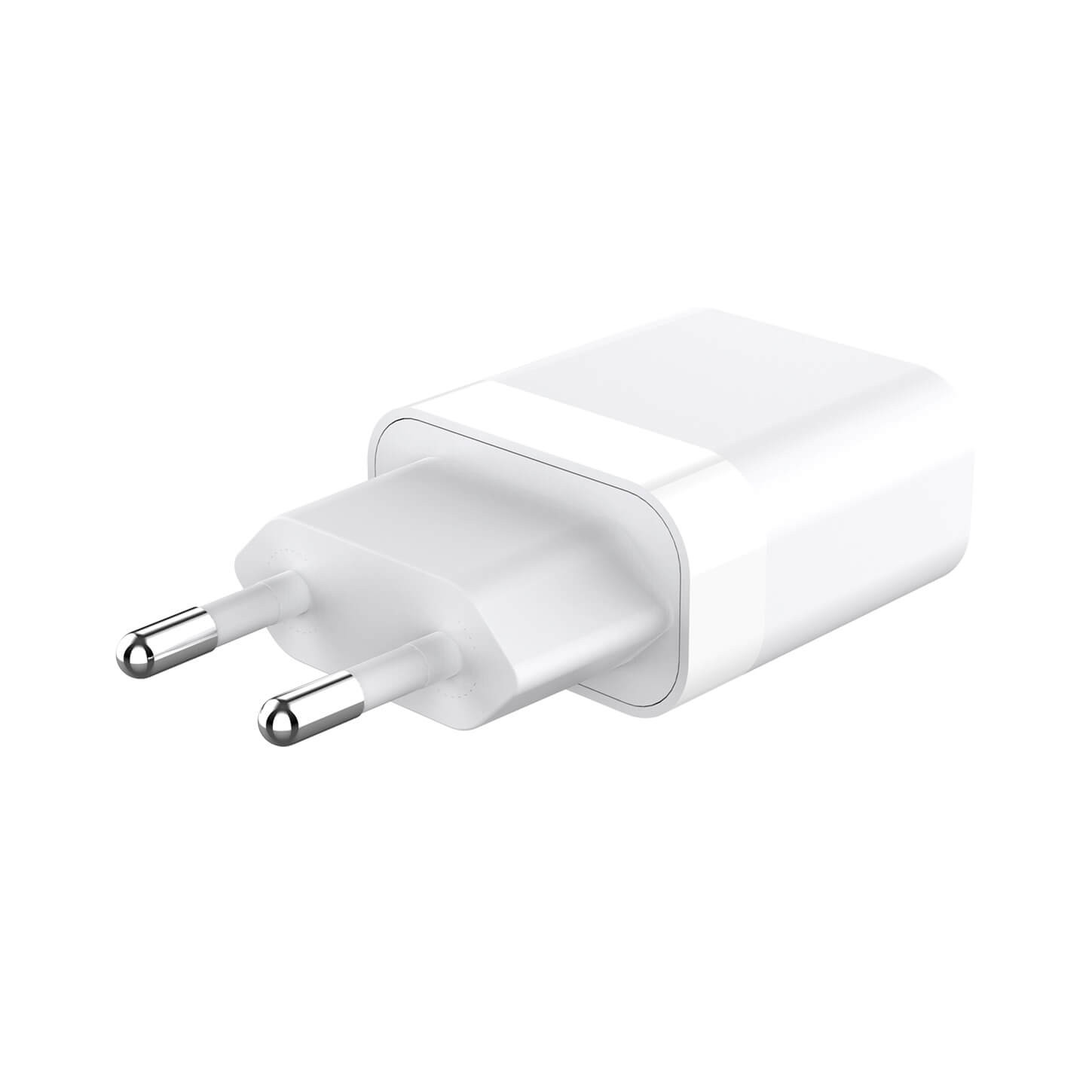 GEAR Lader 220V 1xUSB-A 2,4A HvitLightning Kabel 1m MFI C89