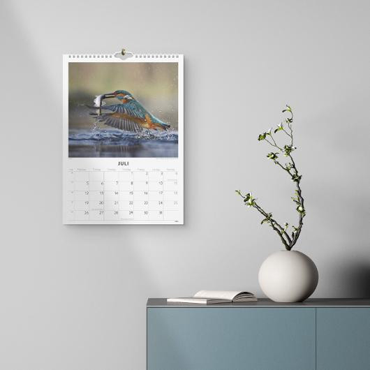 Veggkalender Grieg 2027 Fugler