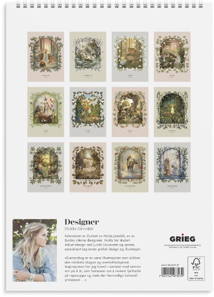 Familiekalender Grieg 2027 Eventyrskog