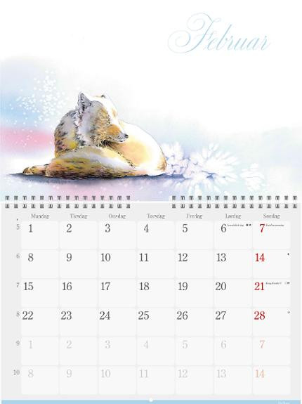 Veggkalender Grieg 2027 Natur