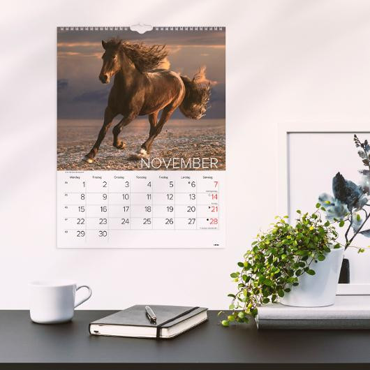 Veggkalender Grieg 2027 Hester
