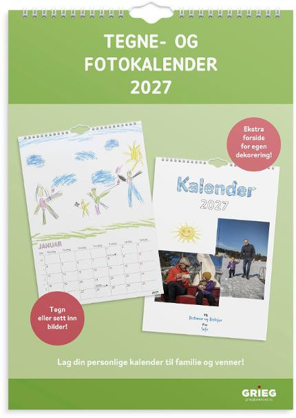 BildeTegne/Fotokalender Grieg 2027