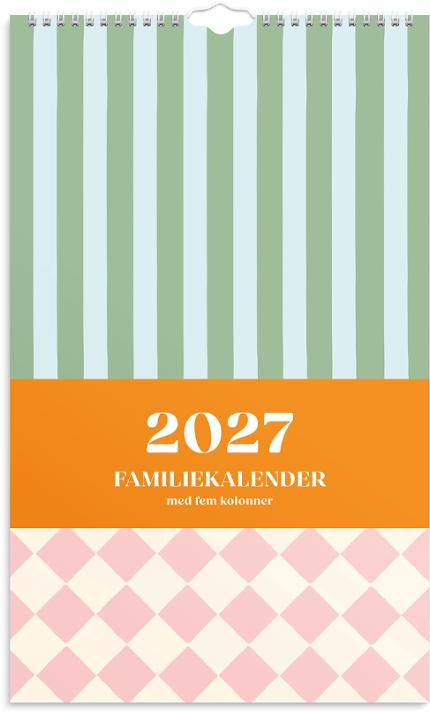 BildeFamiliekalender Grieg 27 Color Blocking
