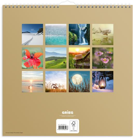 Billedkalender Grieg 2027 Carpe Diem