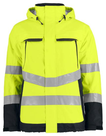 BildeSkalljakke Projob 6441 2Xl Hivis Gul/Sor