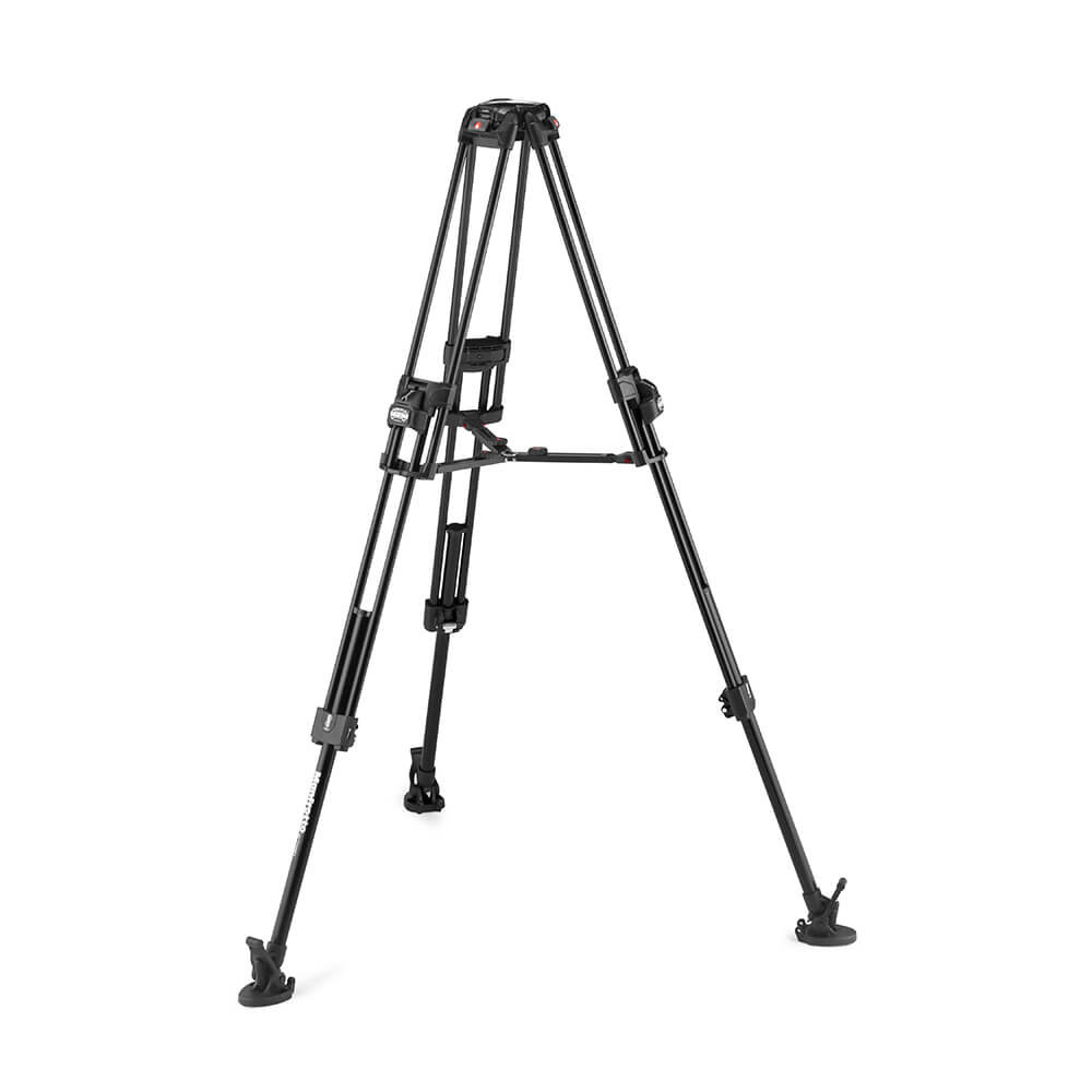 MANFROTTO Videostativkit 504X + 645 Fast Twin Aluminium