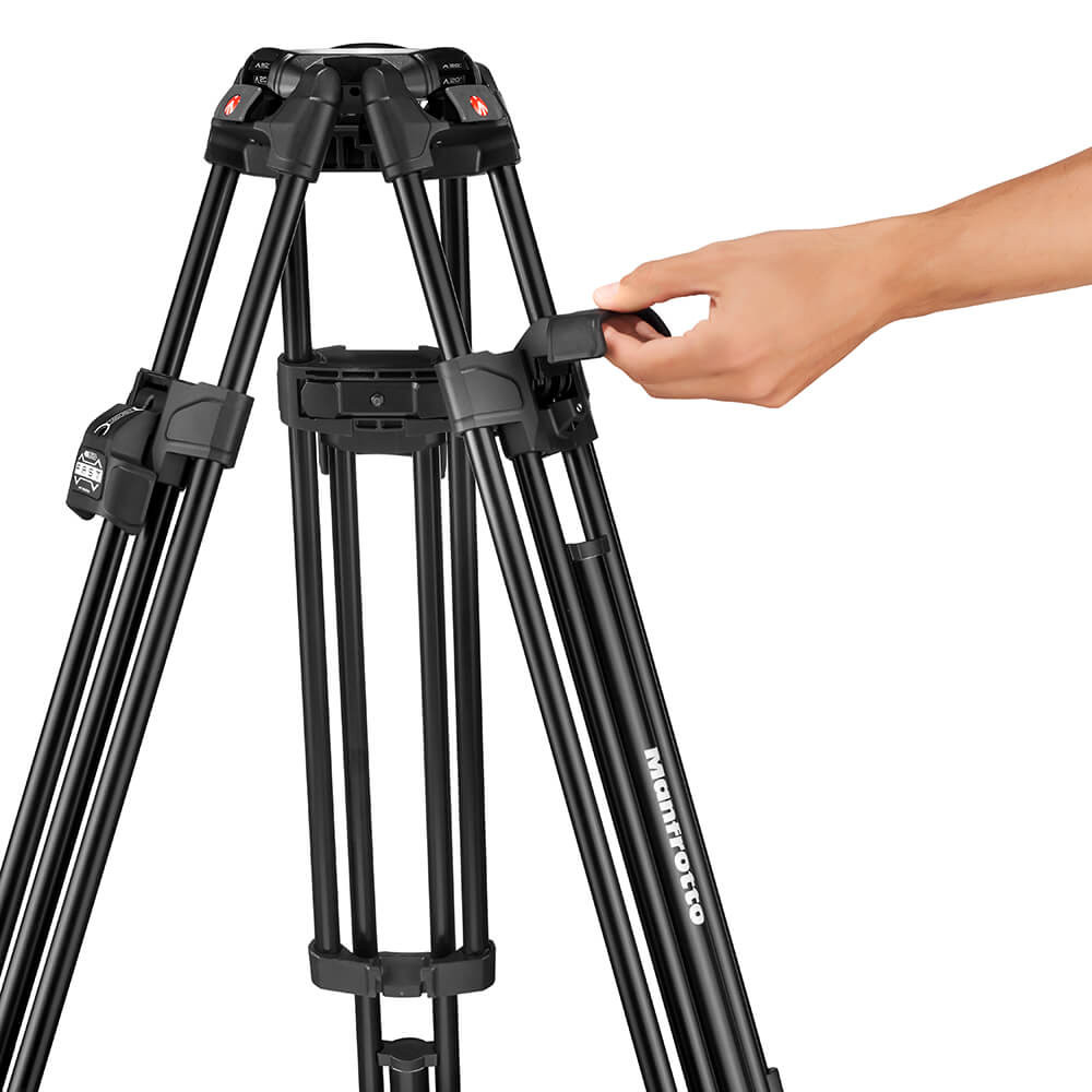 MANFROTTO Videostativkit 504X + 645 Fast Twin Aluminium