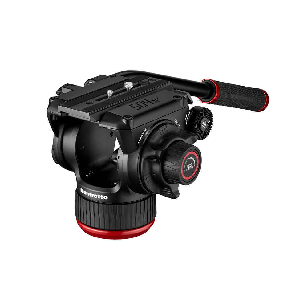 MANFROTTO Videostativkit 504X + 645 Fast Twin Aluminium
