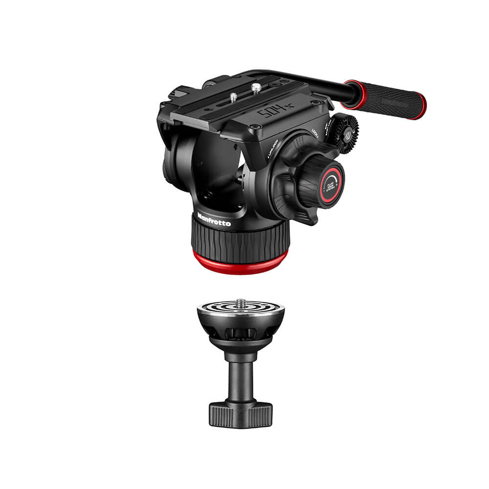 MANFROTTO Videostativkit 504X + 645 Fast Twin Aluminium
