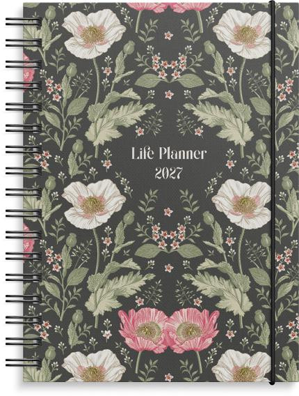 BildeUkekalender Life Planner 2027 Floral A6