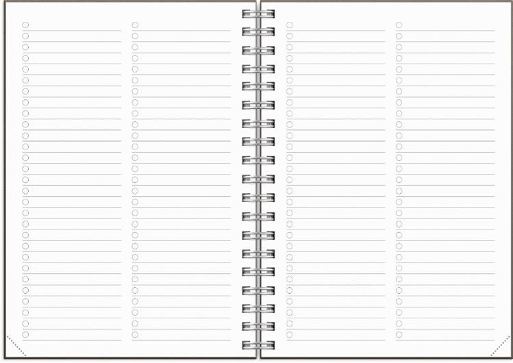 Ukekalender Grieg Multi A6 2027 Brun