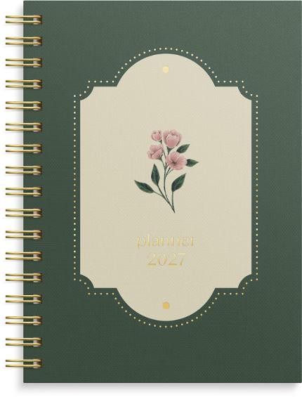 BildeUkekalender Grieg Multi A6 2027 Blomster