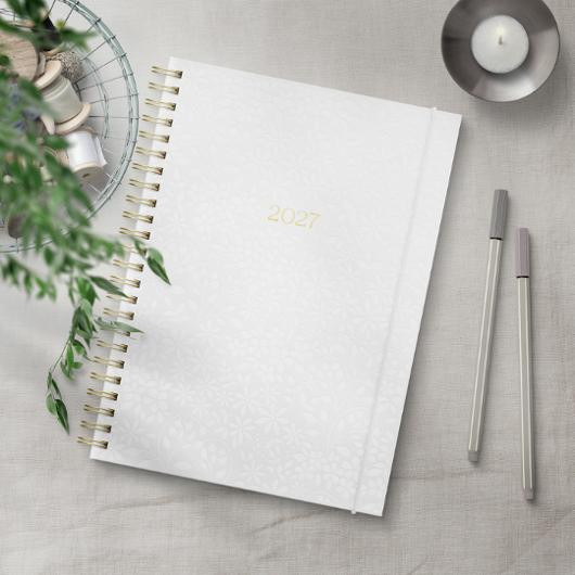 Ukekalender Grieg Multi A5 2027 Hvit