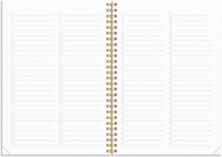 Ukekalender Grieg Multi A5 2027 Hvit
