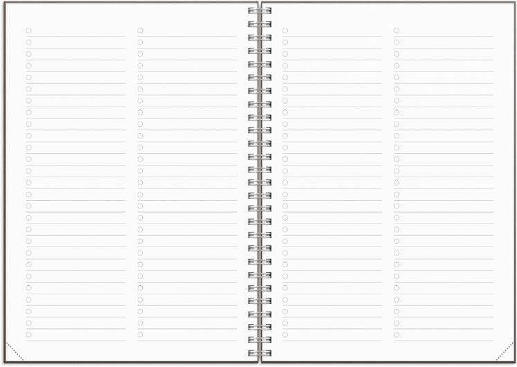 Ukekalender Grieg Multi A5 2027 Brun