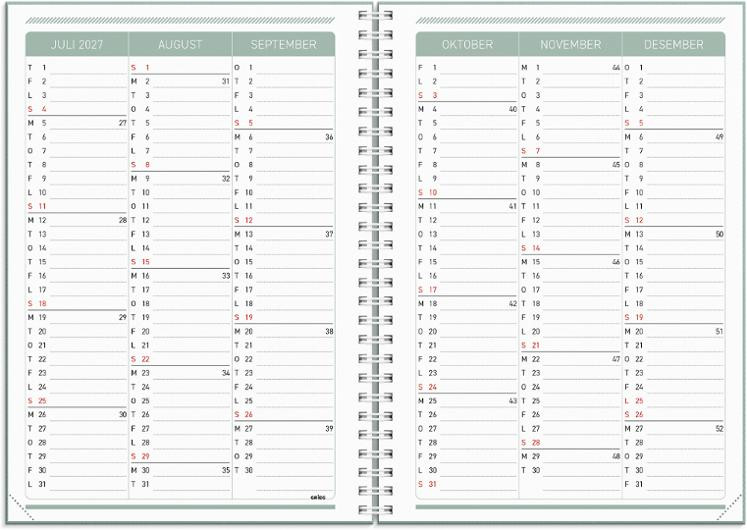Ukekalender Grieg A5 2027 Få Det Gjort