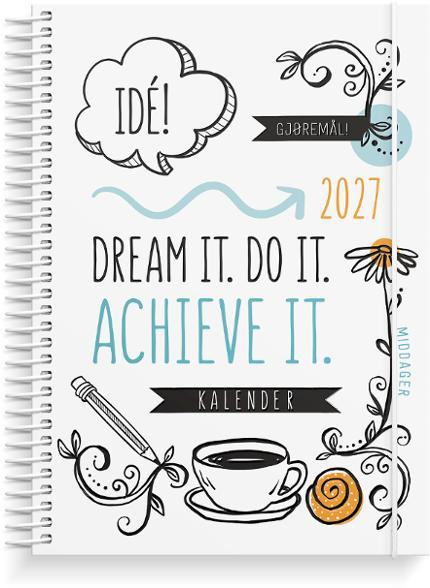 BildeUkekalender Grieg A5 2027 Doodle