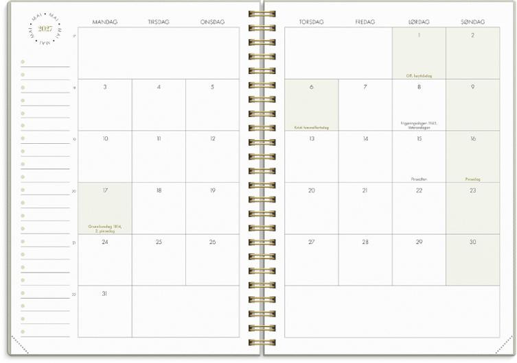 Kalender Life Planner 2027 Essentials A5