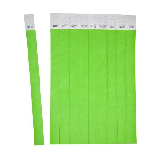 Festivalarmbnd Tyvek Grnn (500)
