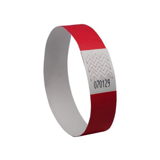 Festivalarmbnd Tyvek Rd (500)