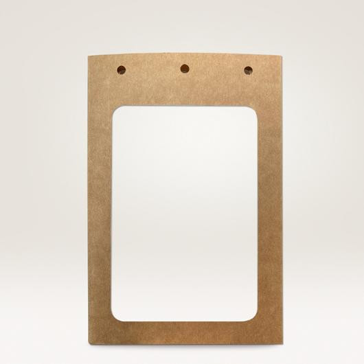 Navneskiltholder i papp XL 105x148mm (50)