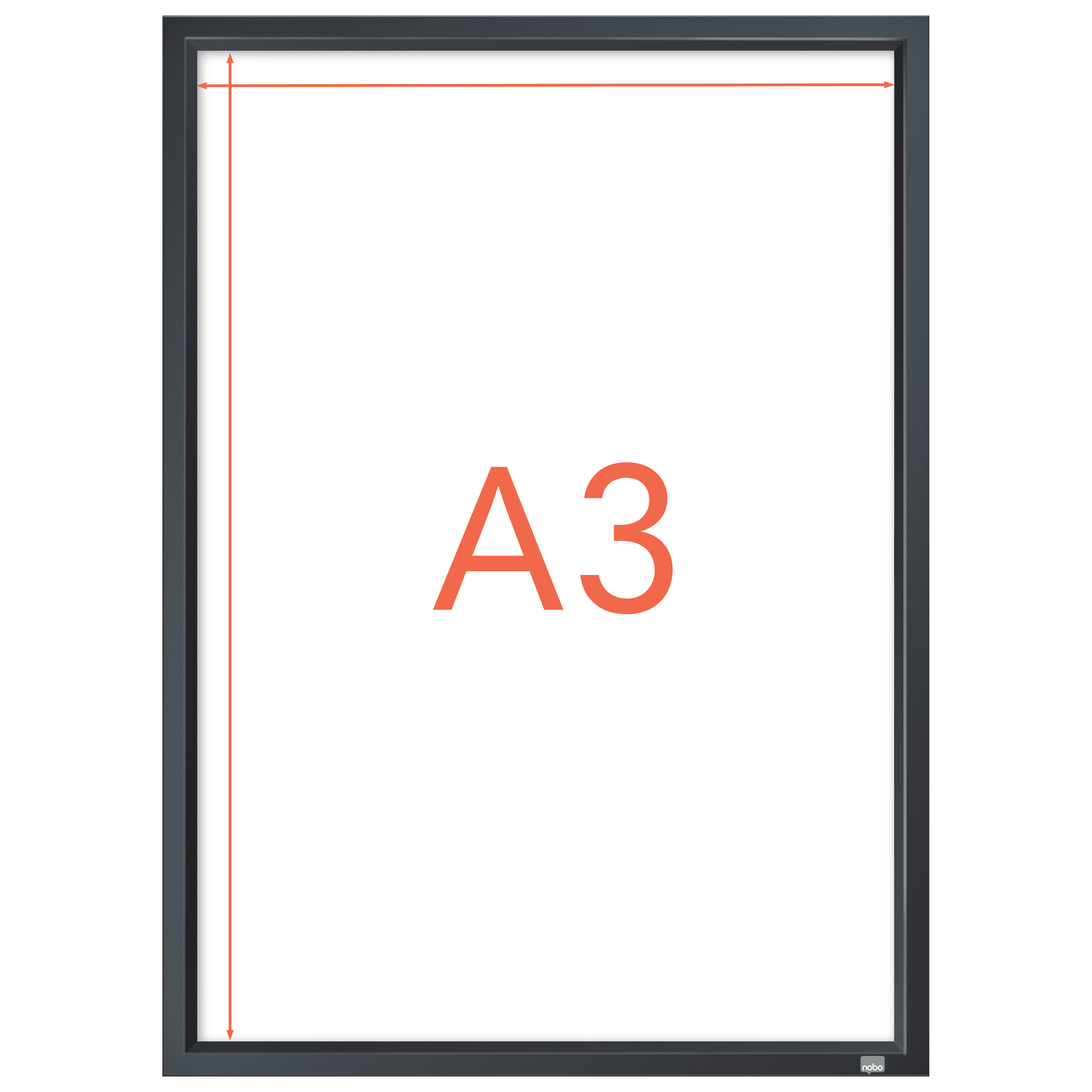 Plakatramme Nobo Impression Pro gr A3