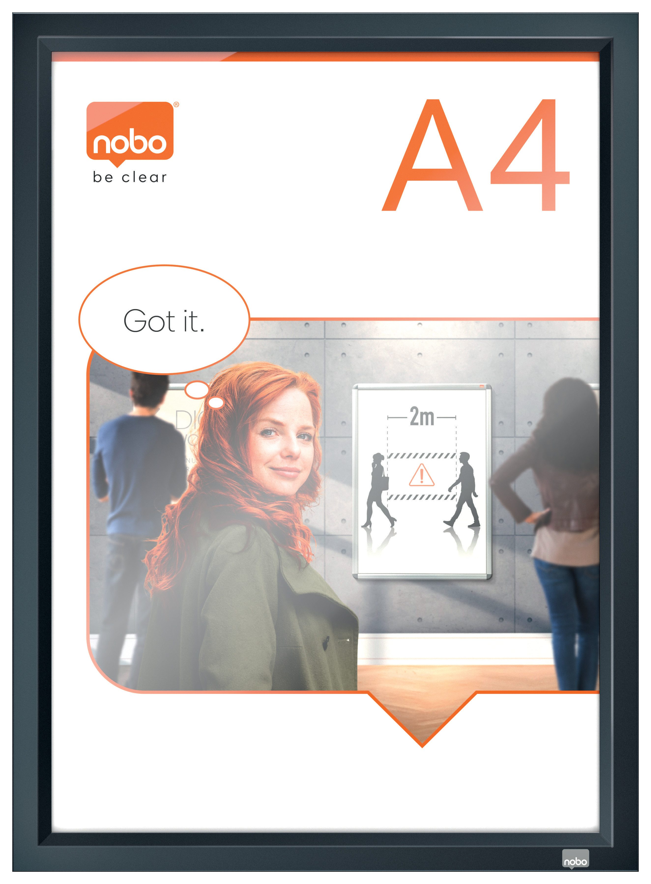 Plakatramme Nobo Impression Pro gr A4
