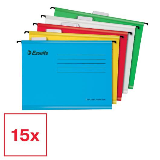 Hengemappe Esselte Standard A4 Blå (25 stk)